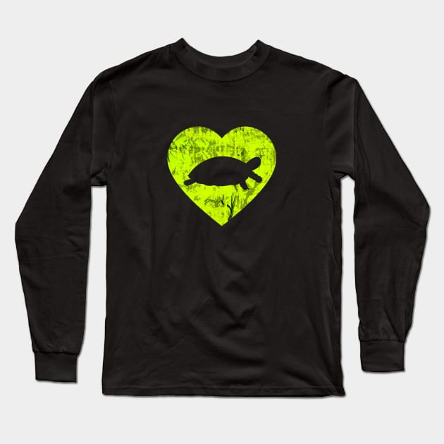 I Heart Tortoises Long Sleeve T-Shirt by The Lemon Stationery & Gift Co